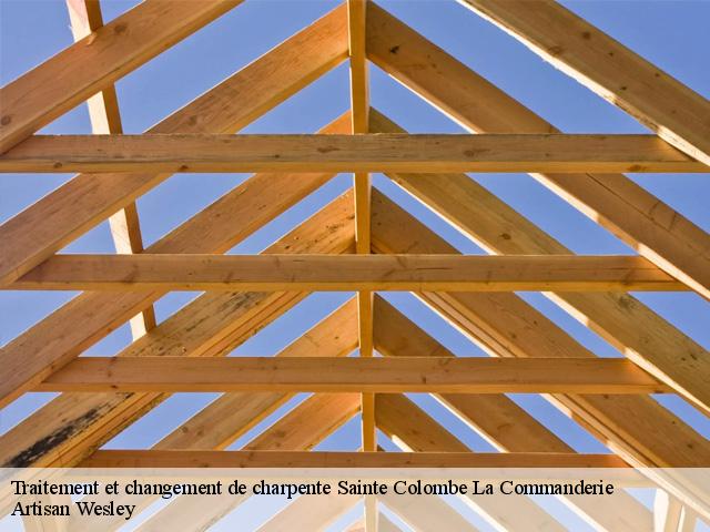 Traitement et changement de charpente  sainte-colombe-la-commanderie-27110 Artisan Wesley