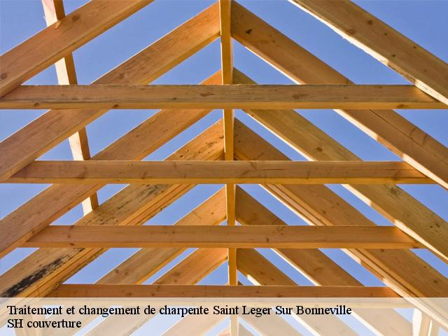 Traitement et changement de charpente  saint-leger-sur-bonneville-27210 SH couverture