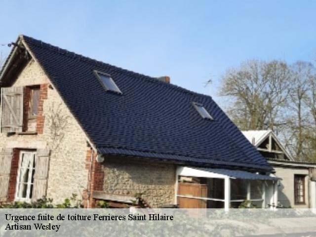 Urgence fuite de toiture  ferrieres-saint-hilaire-27270 SH couverture